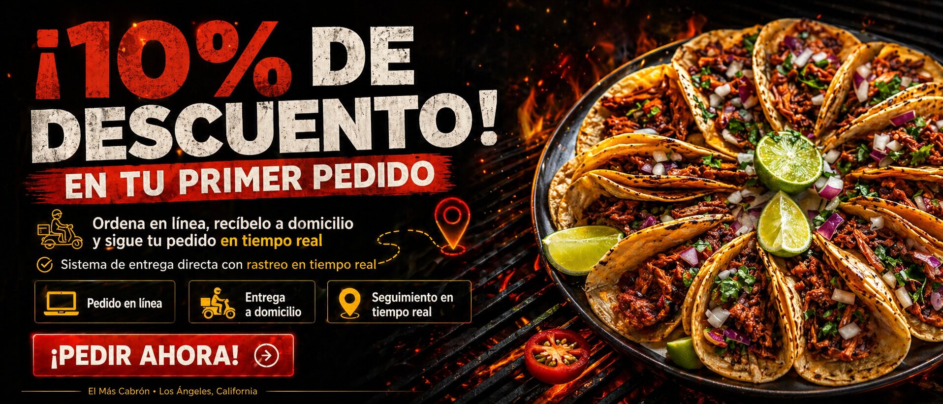 El Más Cabrón — 10% de descuento en tu primer pedido